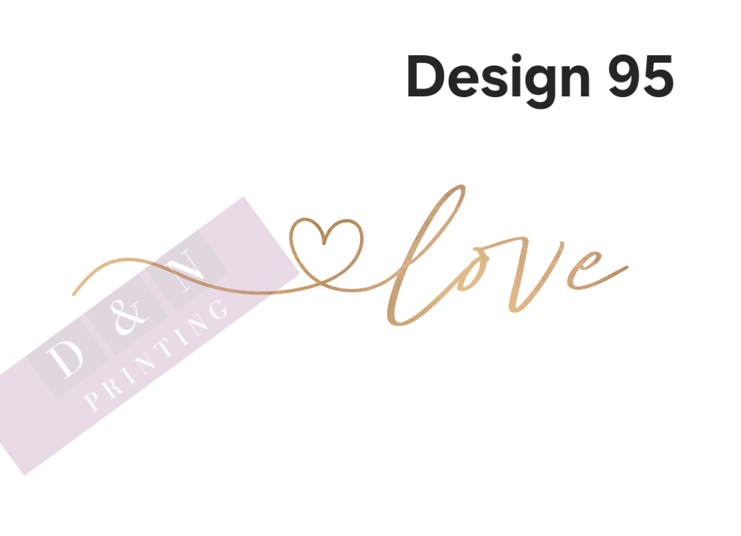 Valentine's Day/Love Collection Box Labels