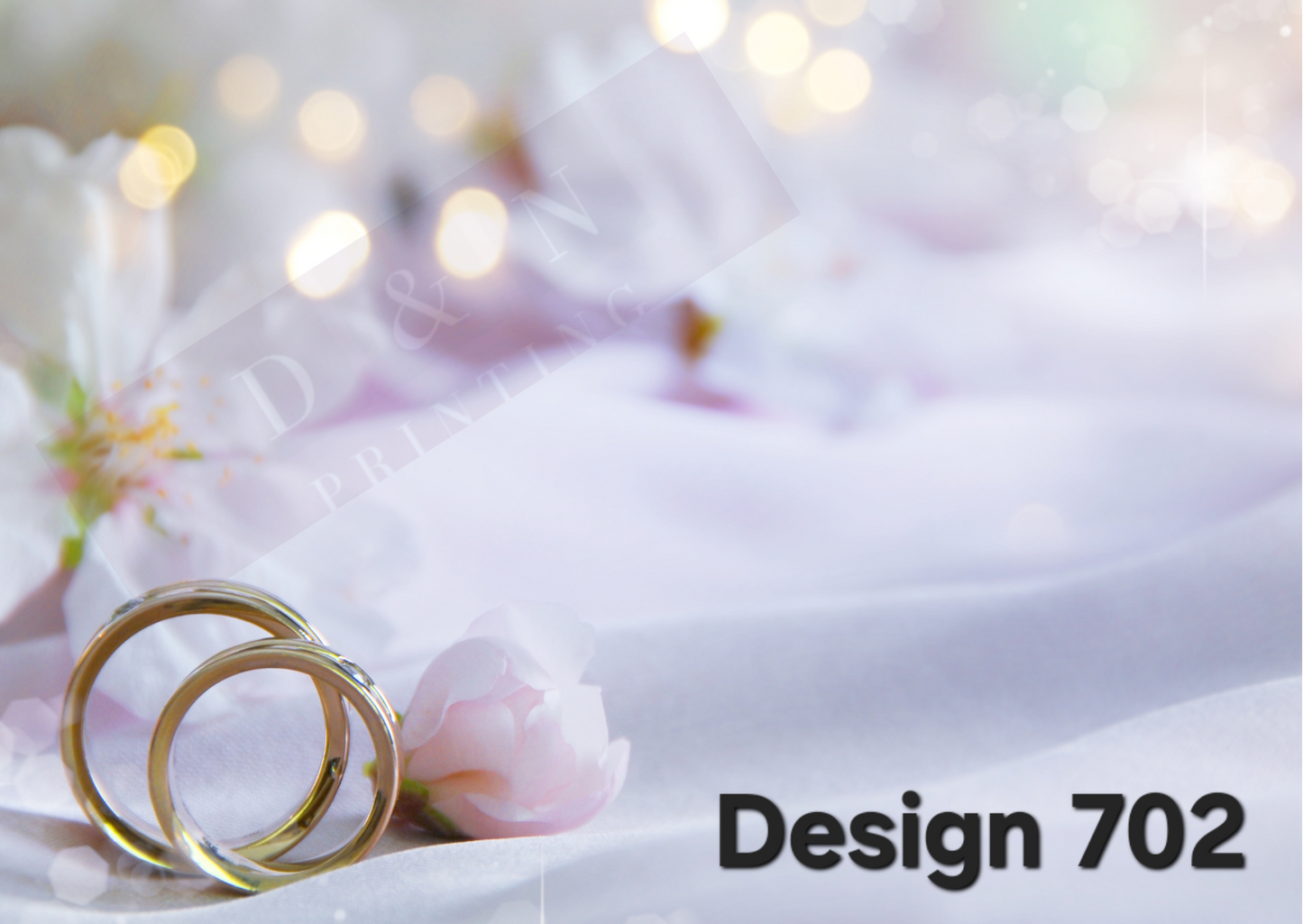 WEDDING A3 Photo Backdrops Matte or Gloss