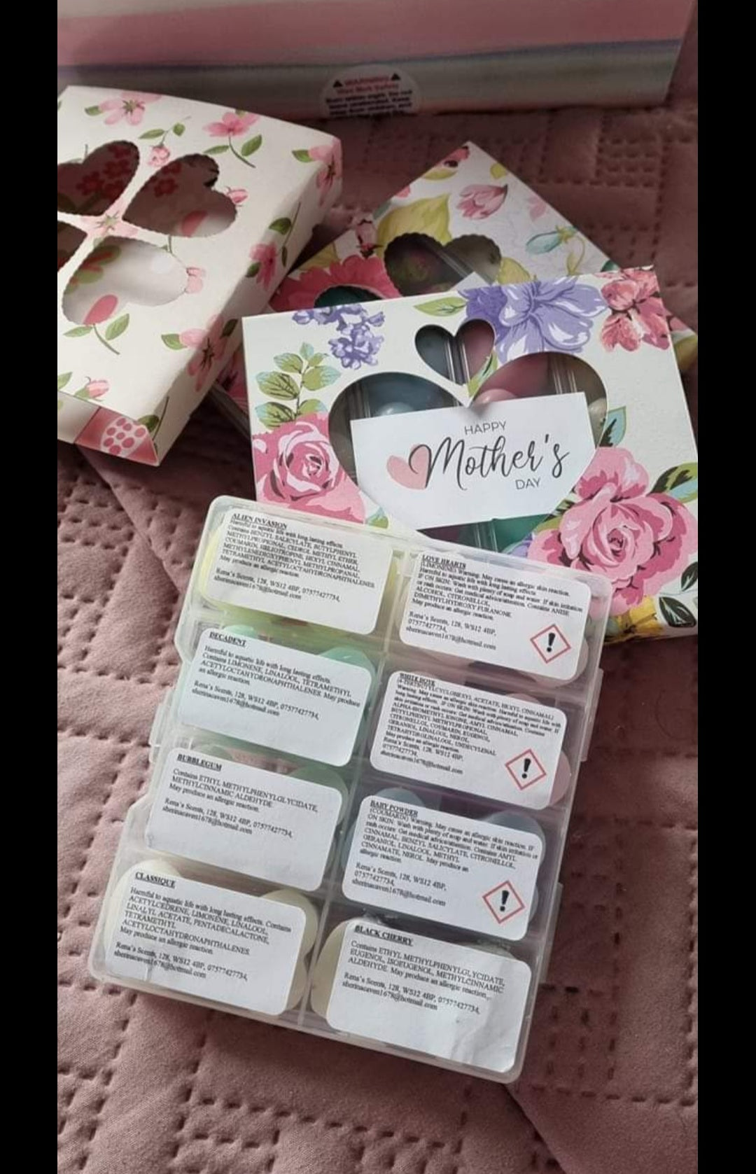 10% CLP labels in a Non Hazardous Base FOR WAX MELTS Mini Rectangle Matte White Size 47.5mm x 24.5mm