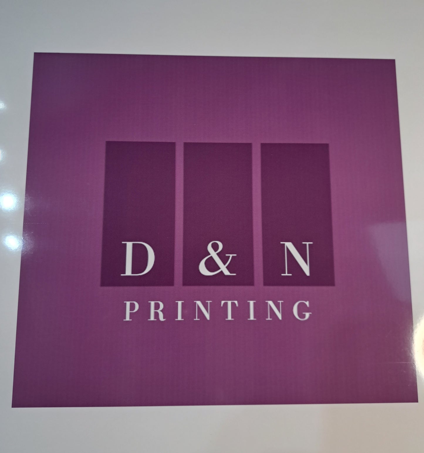 A3 Logo Photo Backdrop (Large Logo) this placed in the centre of the A3 and white background around it