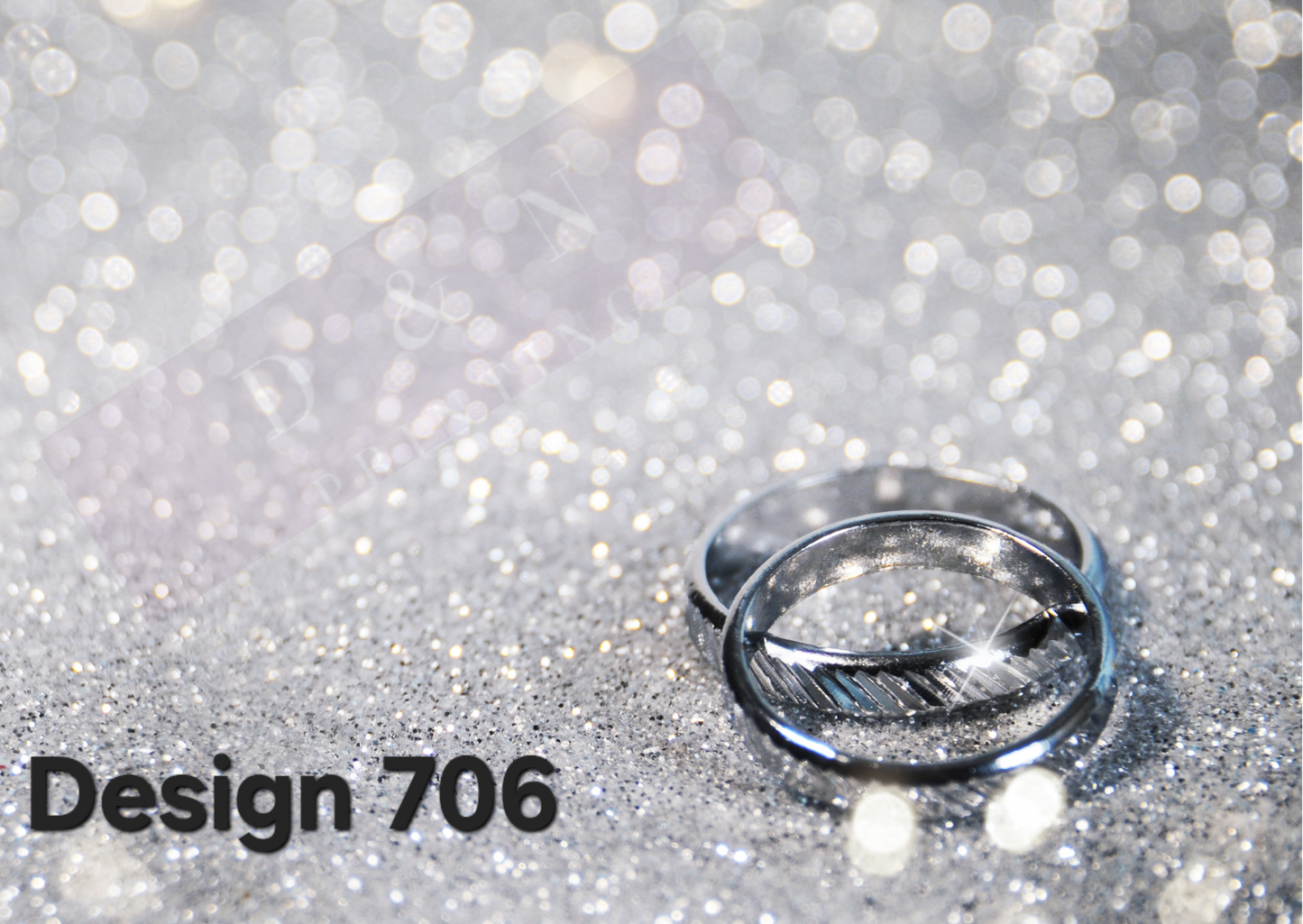 WEDDING A3 Photo Backdrops Matte or Gloss