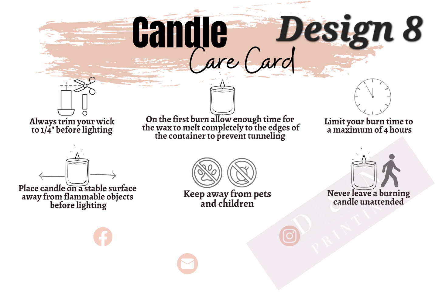 A6 Care Cards