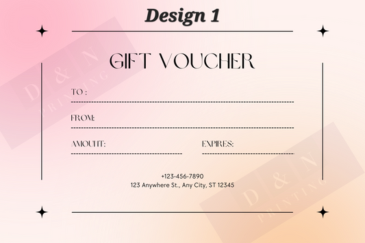 A6 Gift Cards