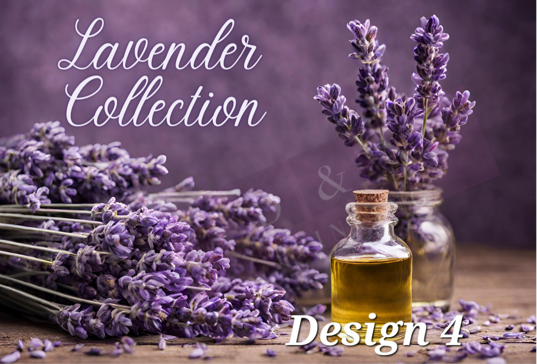 Lavender Collection Box Labels