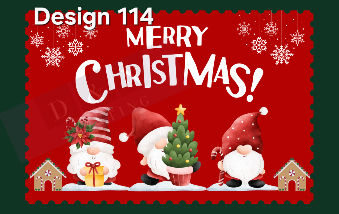 Christmas & Winter Collection Box Labels