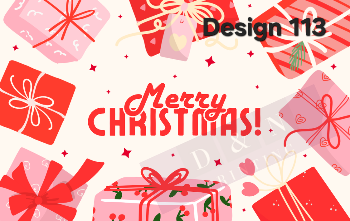 Christmas & Winter Collection Box Labels