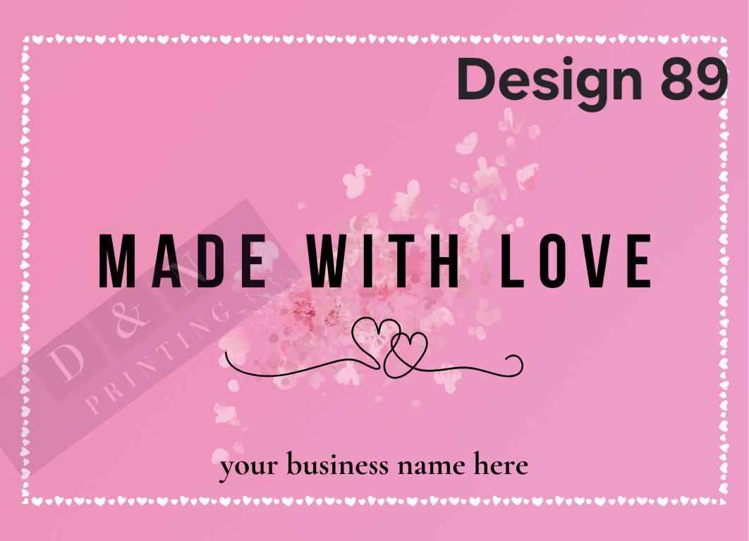 Valentine's Day/Love Collection Box Labels