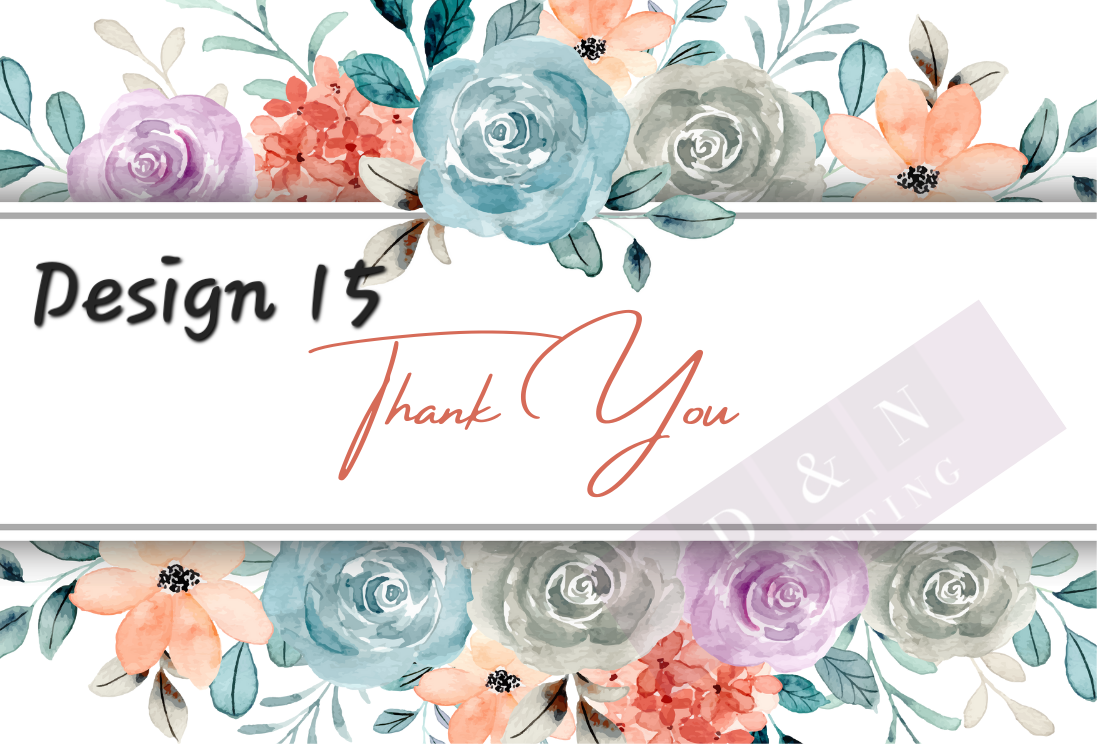 Thank You & Just for you Collection Box Labels