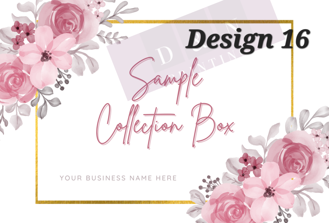 Sample Box Collection Box Labels