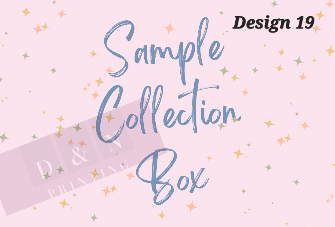 Sample Box Collection Box Labels