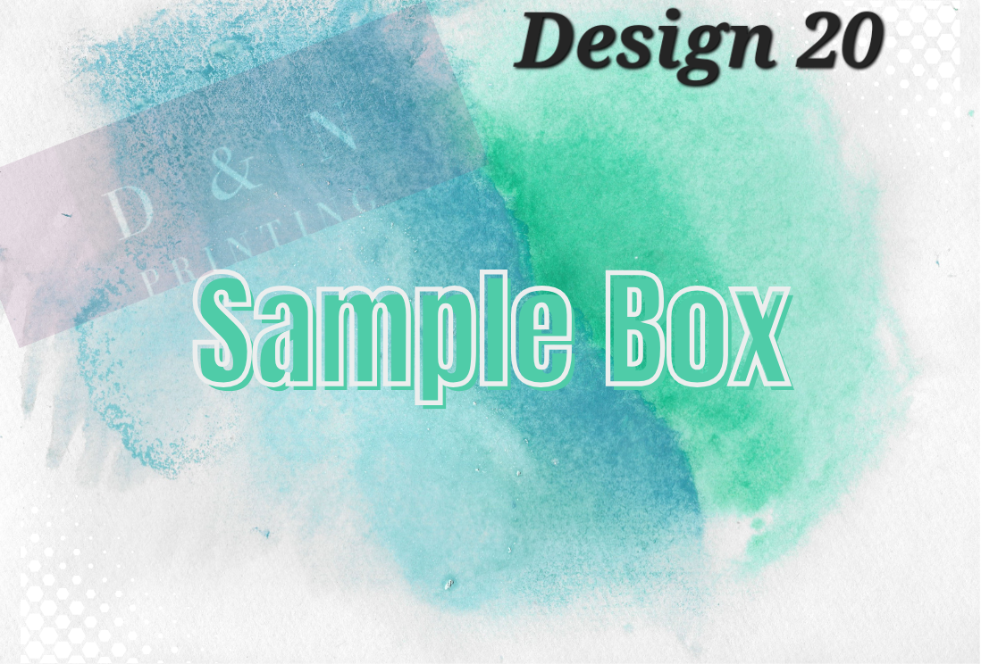 Sample Box Collection Box Labels