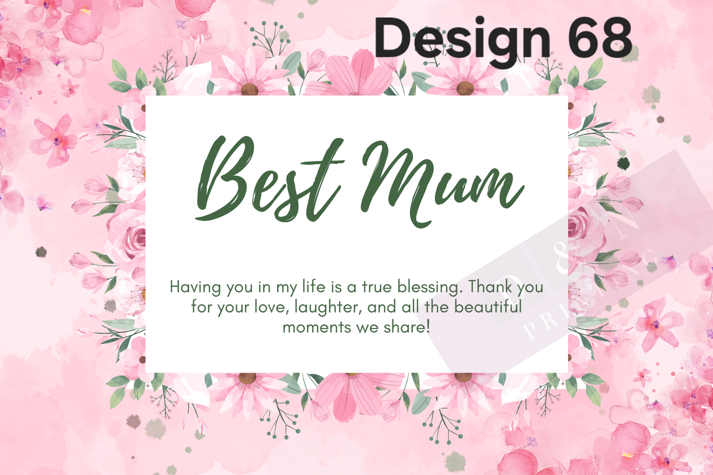 Mother's Day Collection Box Labels