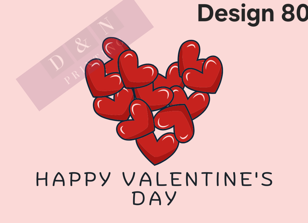 Valentine's Day/Love Collection Box Labels