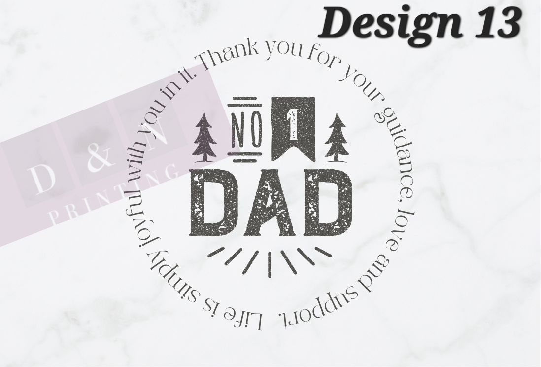 Father's Day & Dad Collection Box Labels