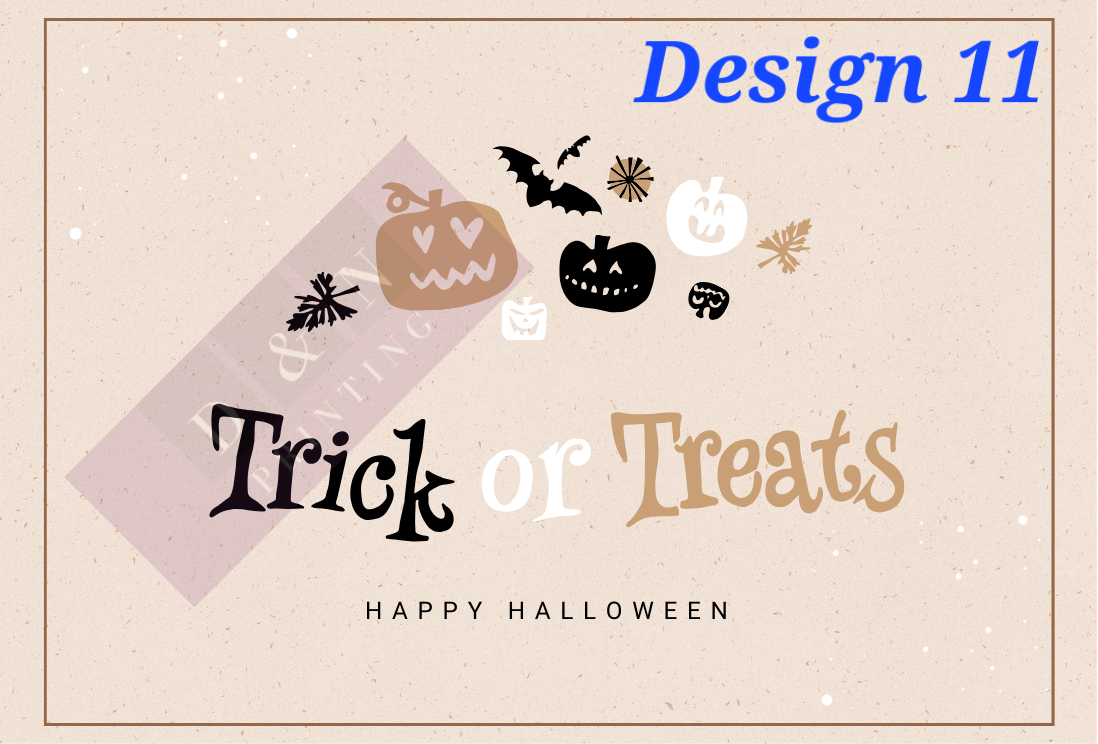 Halloween Collection Box Labels