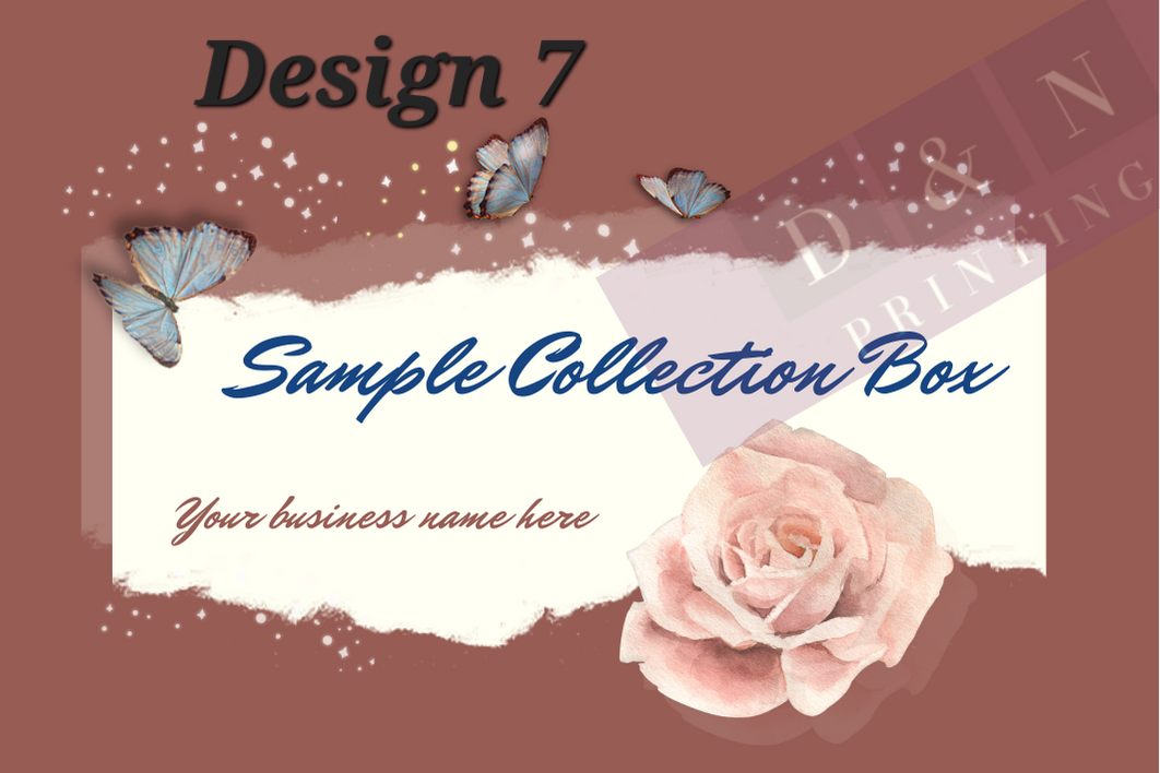 Sample Box Collection Box Labels