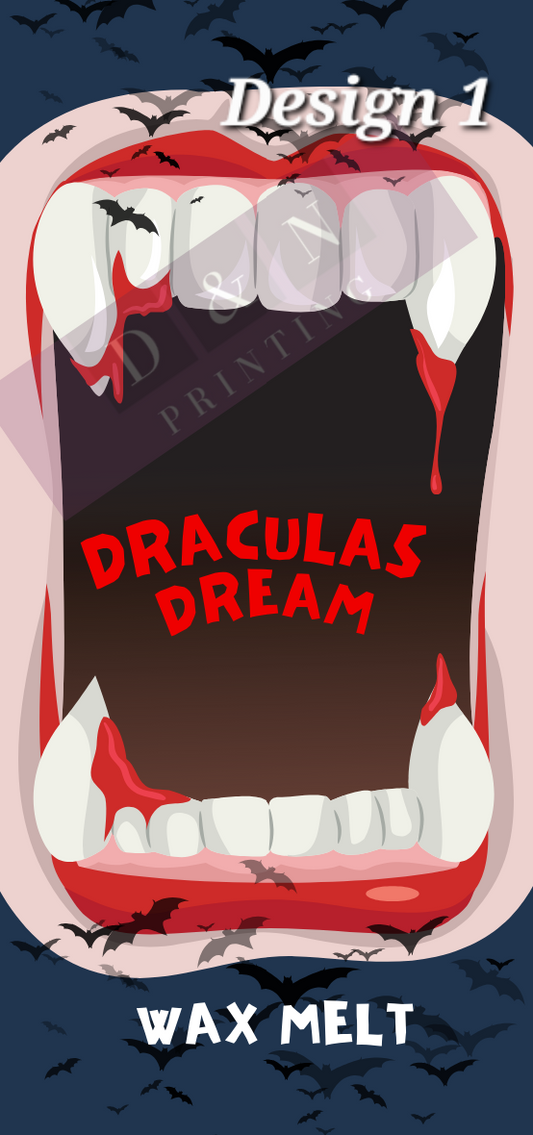 SNAP BAR LABELS FOR WAX MELTS - Halloween & Christmas Designs - Rectangle Labels  100mm x 47mm