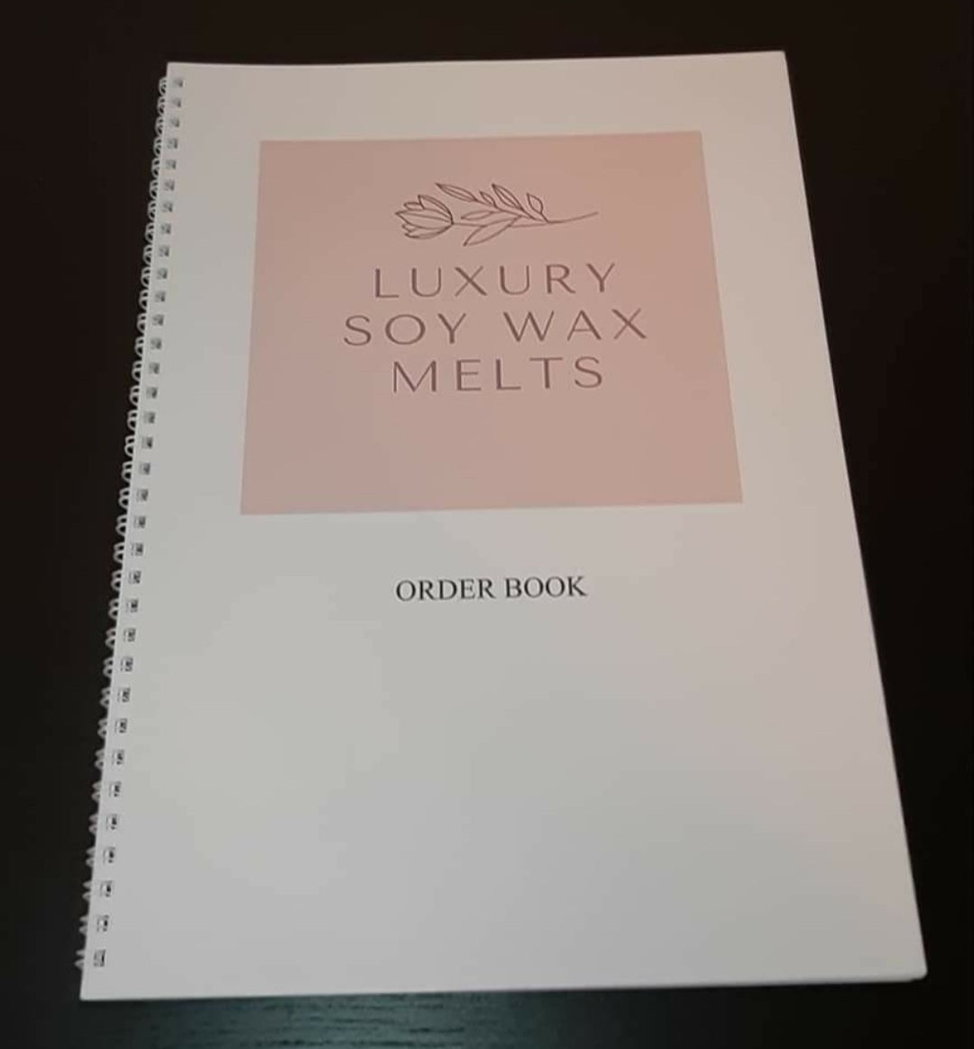 A4 Personalised Logo Order Book 80 pages