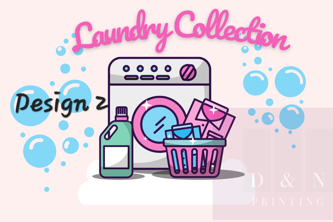 Laundry & Cleaning Collection Box Labels