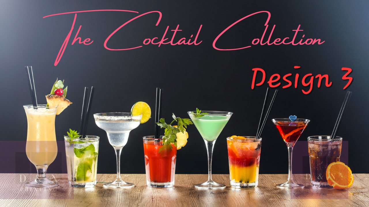 Cocktail & Drink Collection Box Labels