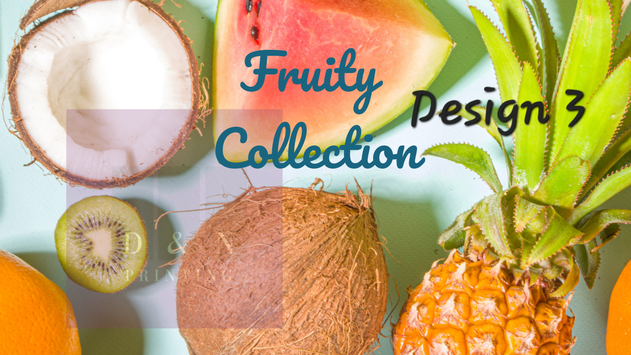 Fruity Collection Box Labels