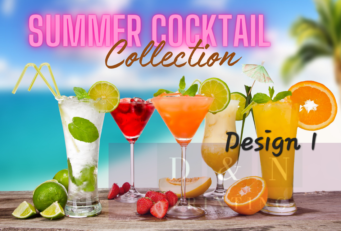 Cocktail & Drink Collection Box Labels