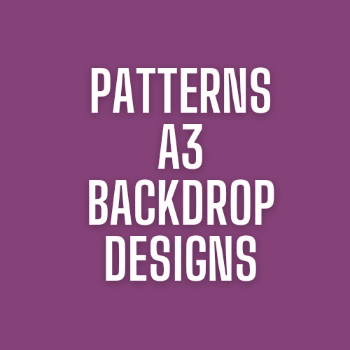 PATTERNS Design A3 Photo Backdrops Matte or Gloss