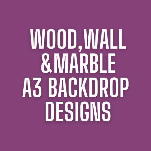 WOOD, WALL & MARBLE BACKGROUNDS A3 Photo Backdrops Matte or Gloss