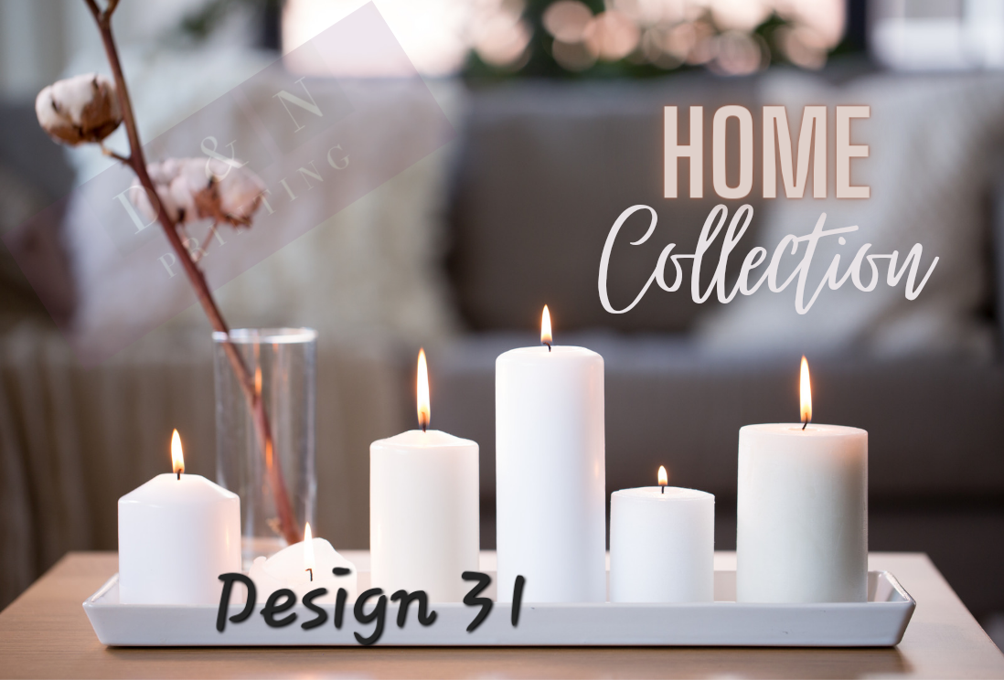 Home & Cosy Collection Box Labels