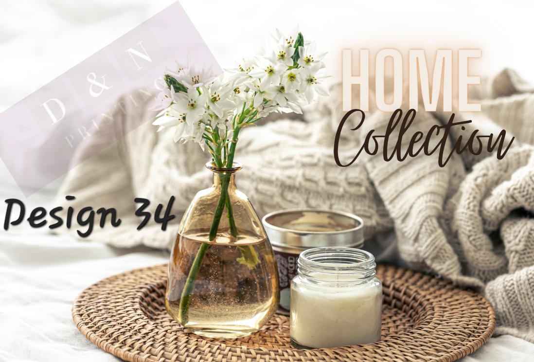 Home & Cosy Collection Box Labels