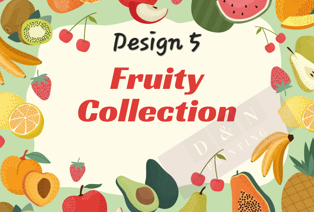 Fruity Collection Box Labels