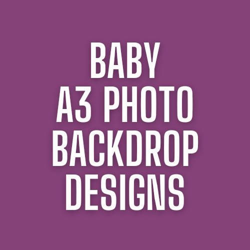 BABY A3 Photo Backdrops Matte or Gloss