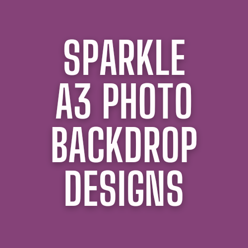 SPARKLE A3 Photo Backdrops Matte or Gloss