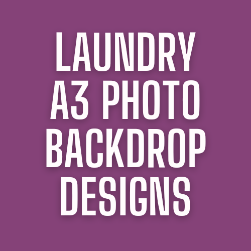 LAUNDRY A3 Photo Backdrops Matte or Gloss