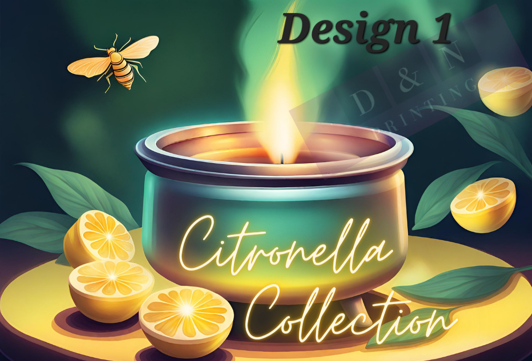 Citronella Collection Box Labels