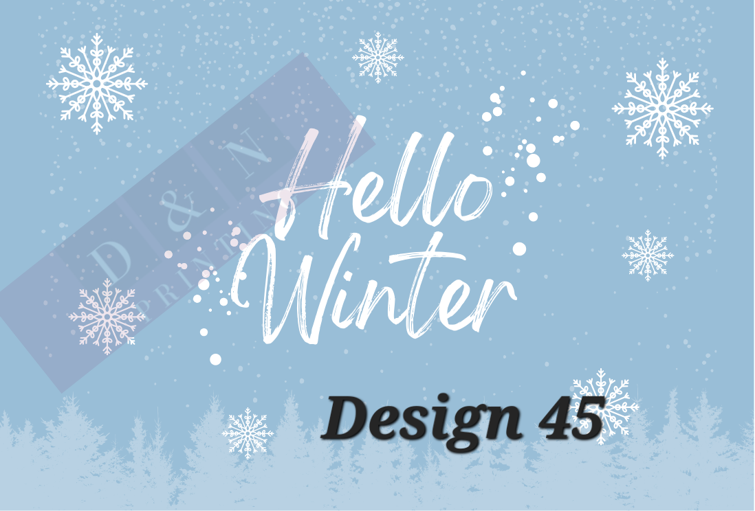 Christmas & Winter Collection Box Labels