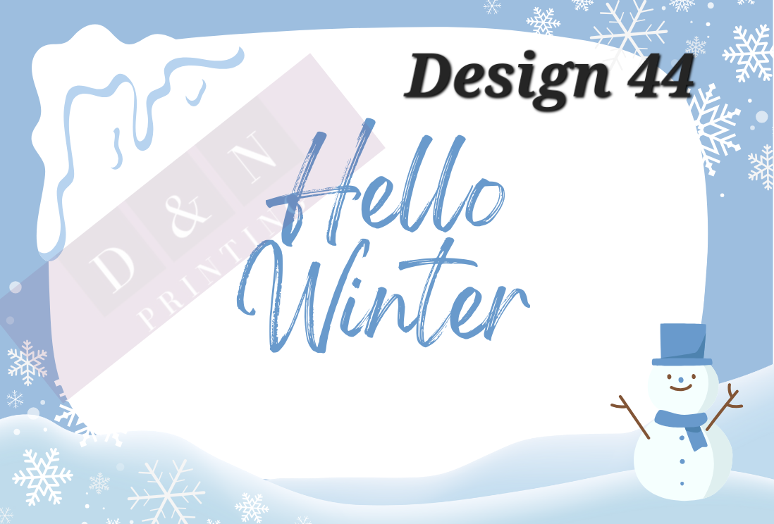 Christmas & Winter Collection Box Labels