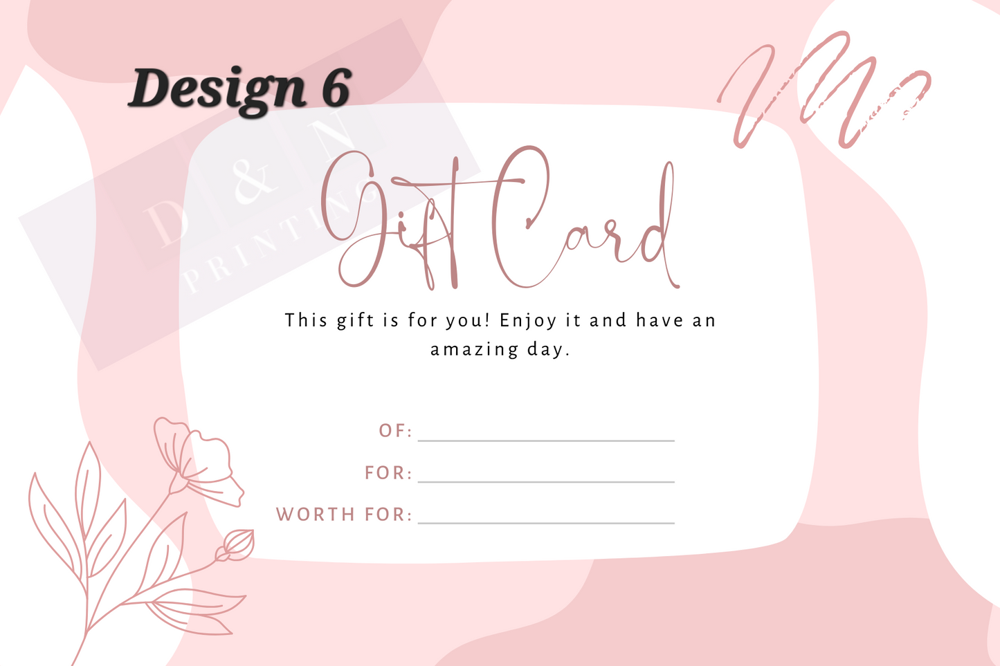 A6 Gift Cards