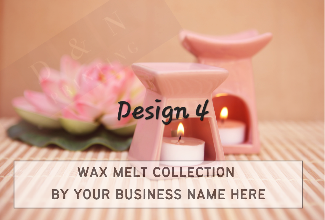 Wax Melt Collection Box Labels