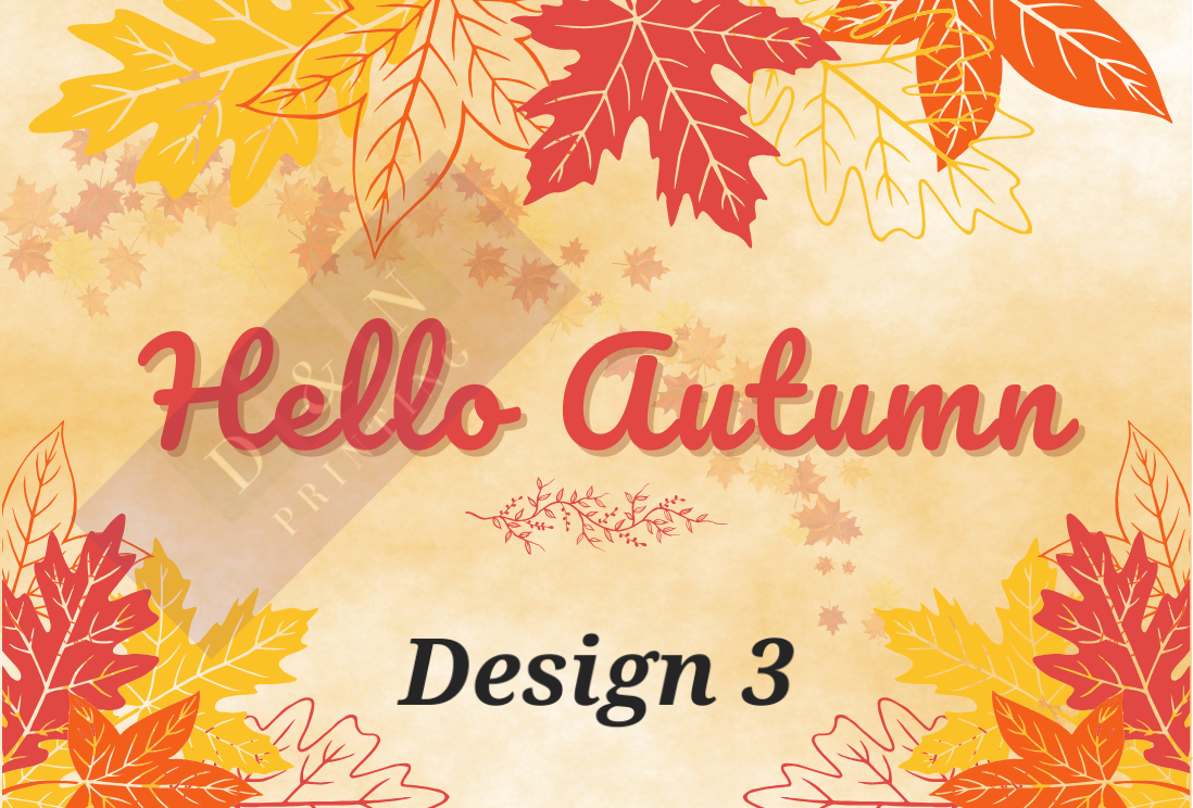 Autumn Collection Box Labels