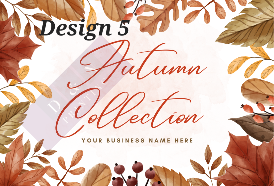 Autumn Collection Box Labels