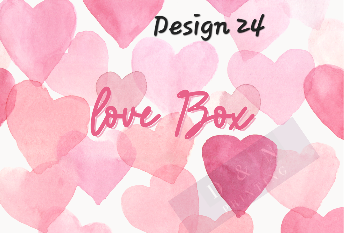 Valentine's Day/Love Collection Box Labels