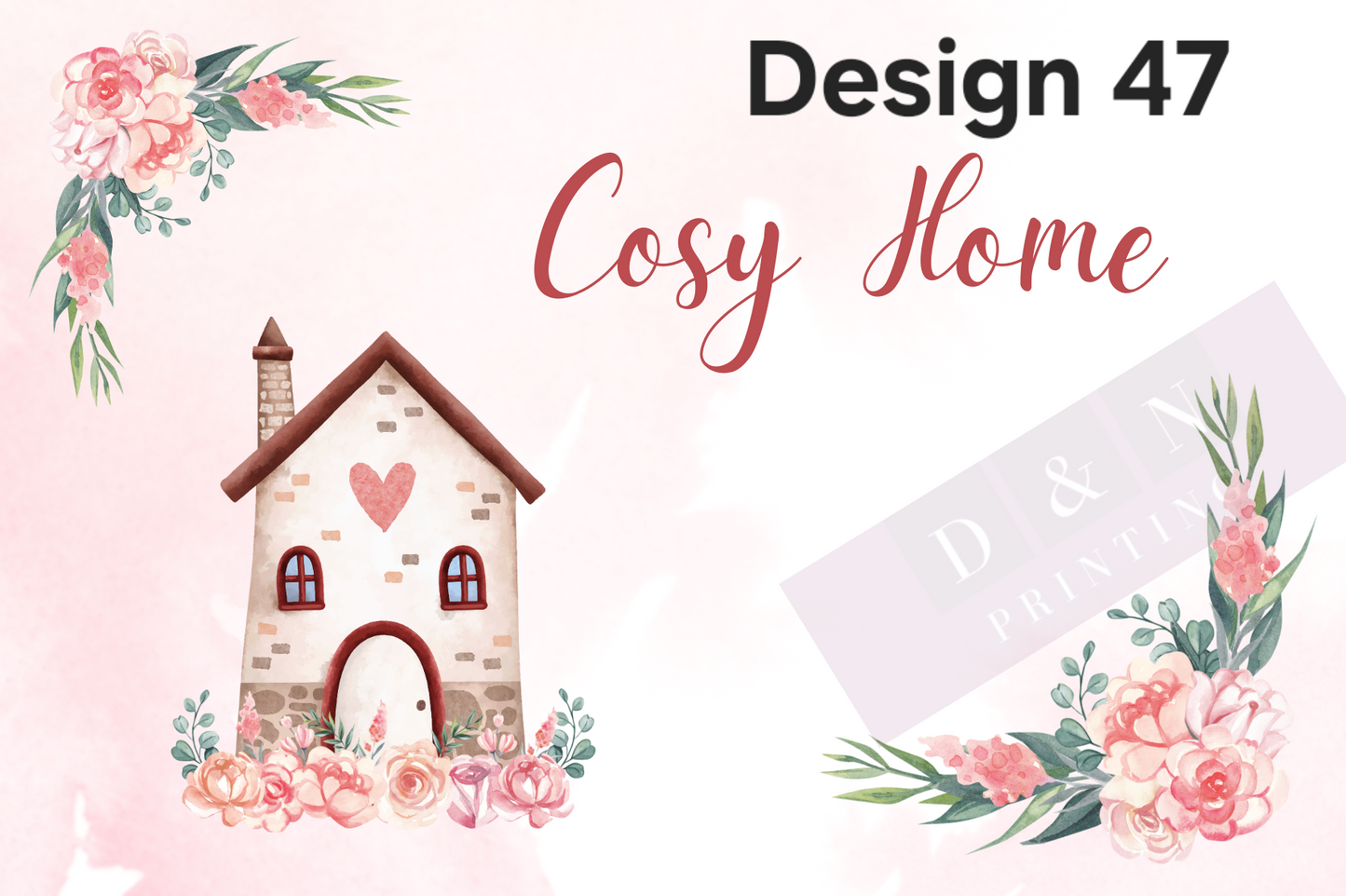 Home & Cosy Collection Box Labels