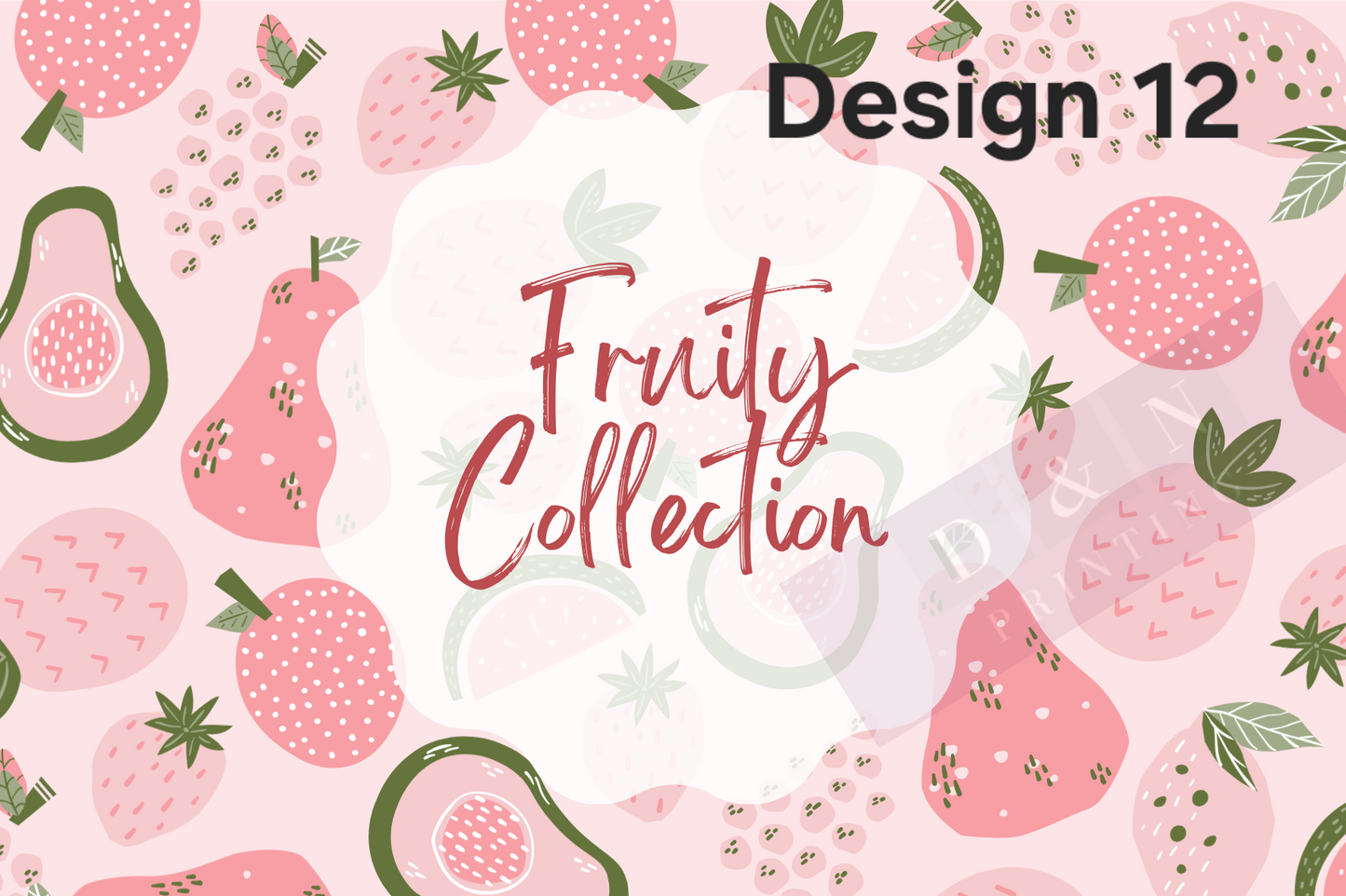 Fruity Collection Box Labels