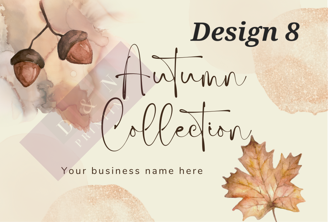 Autumn Collection Box Labels