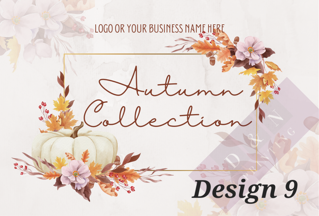 Autumn Collection Box Labels