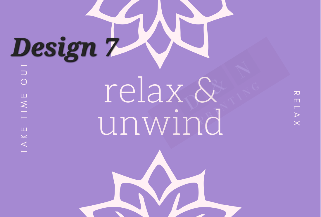 Chakra, Relax & Unwind Collection Box Labels