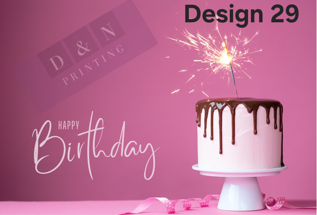 Happy Birthday Collection Box Labels