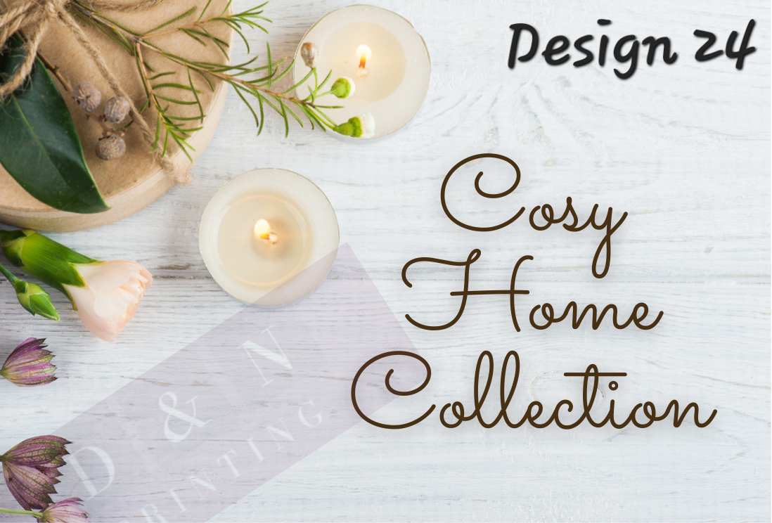 Home & Cosy Collection Box Labels