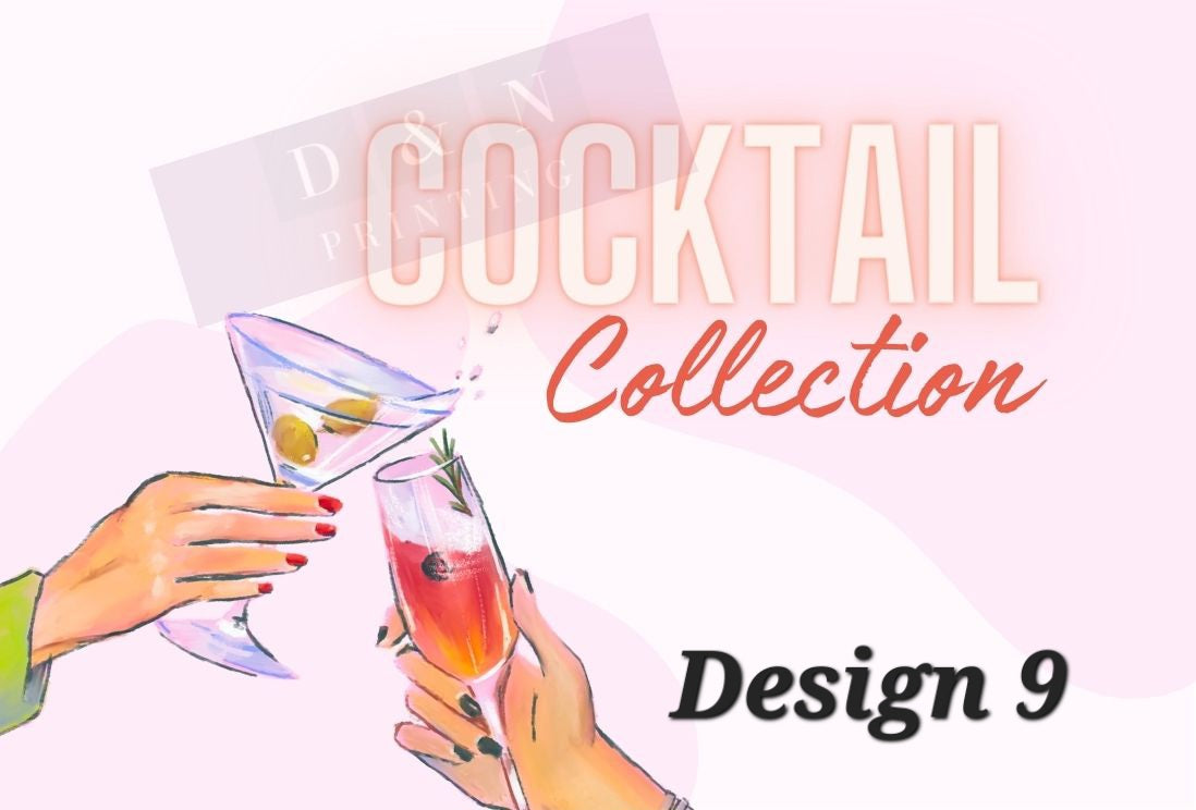 Cocktail & Drink Collection Box Labels